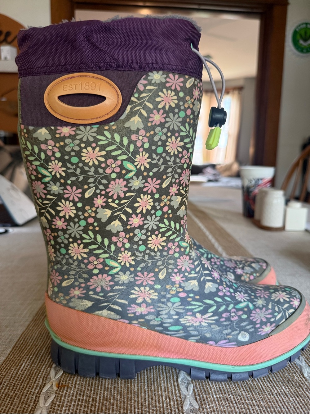 Western Chief Cottage Floral Winterprene Rain Boots Women’s Size 2/3 Floral